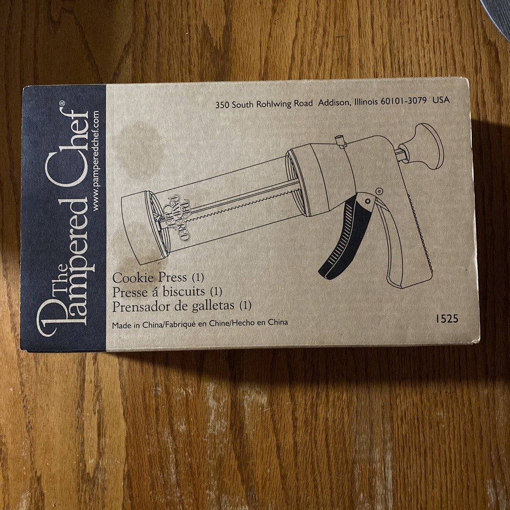 PAMPERED CHEF COOKIE PRESS #1525